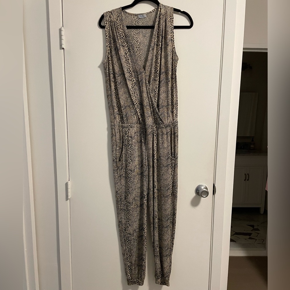 Abbeline cheetah print jumpsuit